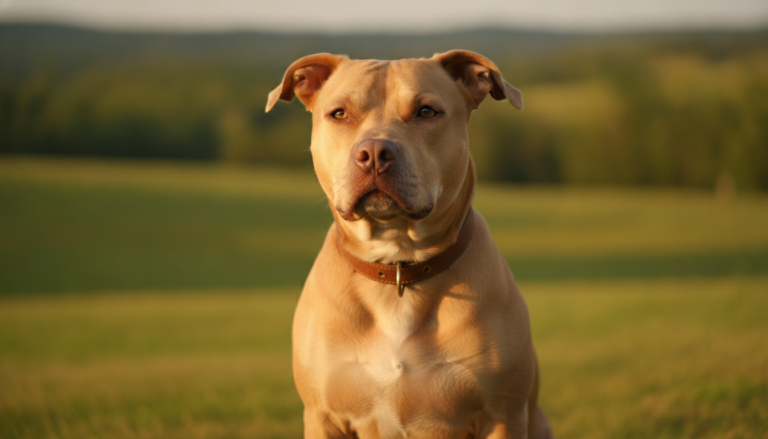 A gentle pit bull, the kind of dog most targeted by breed specific legislation